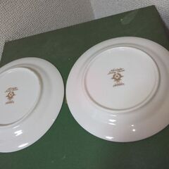 未使用　ノリタケ　アリストクラット　プレート　2枚　金彩の画像