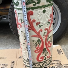 傘立て 陶器 中古の画像