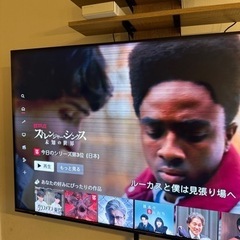 ジャンク　ハイセンス　58型　テレビの画像