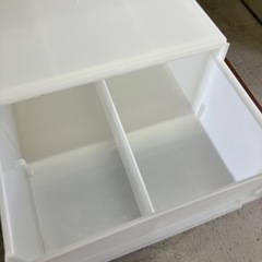 A2512-051 収納ボックス ホワイト 中古の画像