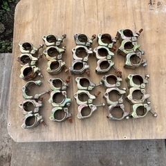 単管三連自在クランプ　10個の画像