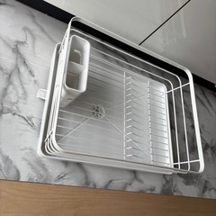 ニトリ　水切りラック　トレー　カゴの画像