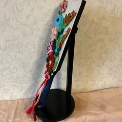 手作り羽子板飾りの画像