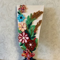 手作り羽子板飾りの画像