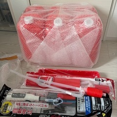 新品　灯油　ポリタンク3個　ノズル3本の画像