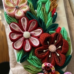 手作り羽子板飾りの画像