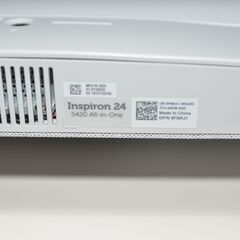中古一体型パソコン DELL Inspiron 24 5420 Windows11+office 第13世代core i7-1355U/爆速SSD512GB/メモリ16GB/無線/23.8インチ/カメラの画像
