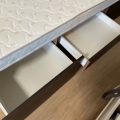 ニトリ　シングルベッド及びマットレスの画像