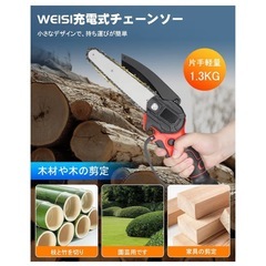 新品 電動チェーンソーの画像
