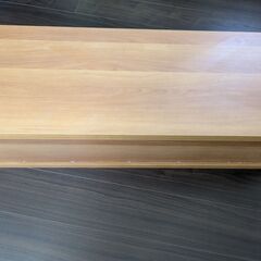 【引き取り限定】大きな引き出し付き木製テレビボードの画像