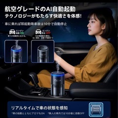 【新品、箱付き、プレゼントにも🙆‍♀️】ホワイトムスク 車 芳香剤 超音波霧化 アロマディフューザー 160mL容量の画像
