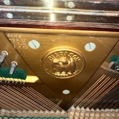 60年前のディアパソン製アップライトピアノの画像