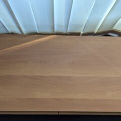 【引き取り限定】大きな引き出し付き木製テレビボードの画像