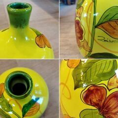 イタリア製 CERAMICHE PAOLI 花瓶 一輪挿し 花器　/MJ-1315 2Fの画像