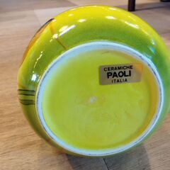 イタリア製 CERAMICHE PAOLI 花瓶 一輪挿し 花器　/MJ-1315 2Fの画像