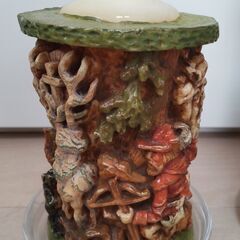 大型キャンドル　2点　アンティークの画像