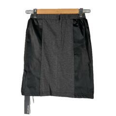 MURUA ムルーア ミニスカート レーヨン ブラック レディース XXS S【古着】【中古】の画像