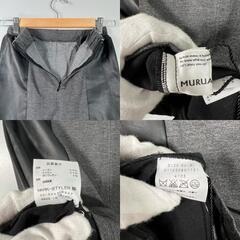 MURUA ムルーア ミニスカート レーヨン ブラック レディース XXS S【古着】【中古】の画像