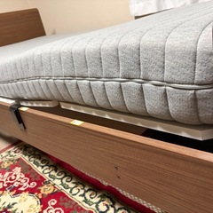 ニトリ　リクライニングベッドの画像