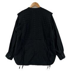 美品 American Holic アメリカンホリック プレーン 春夏 SS 長袖シャツ コットン/ポリエステル ブラック レディース F【古着】【中古】の画像