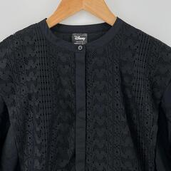 美品 American Holic アメリカンホリック プレーン 春夏 SS 長袖シャツ コットン/ポリエステル ブラック レディース F【古着】【中古】の画像