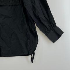 美品 American Holic アメリカンホリック プレーン 春夏 SS 長袖シャツ コットン/ポリエステル ブラック レディース F【古着】【中古】の画像