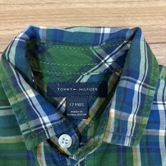 トミーヒルガー　チェックシャツ　80の画像