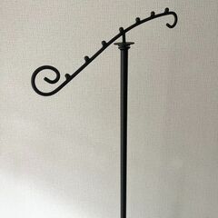 アンティーク　傾斜ラック　ハンガーラックの画像