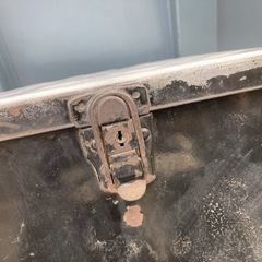 スーパーカブに付いていたビジネスボックス 金属製の画像