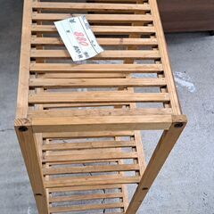 【リサイクルショップどりーむ天保山店】NO.4297　ラック　木製　の画像