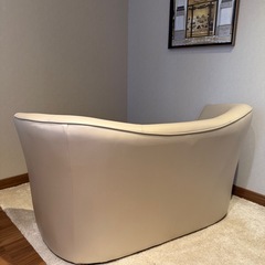 【12/22まで】フランフラン　アンクレット　ベージュ　ソファ　2人掛けソファの画像