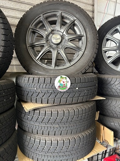 ?【車の冬支度!】軽用14in スタッドレス＆アルミ付 ⑮【カー用品･ホイール買取アールワン田川