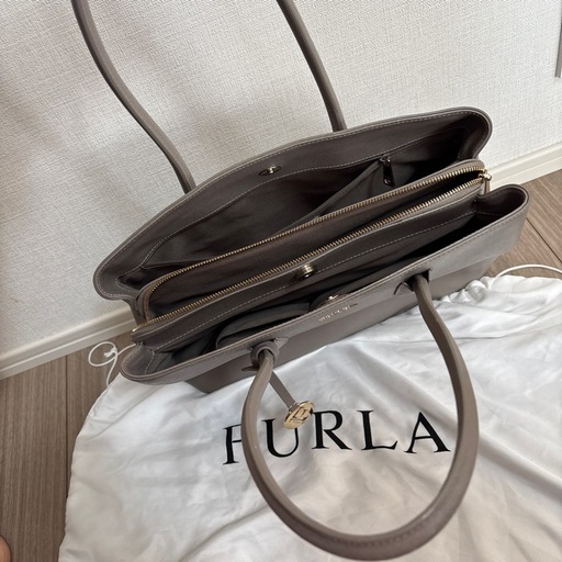 FURLA FURLA グレA4サイズ　バッグ