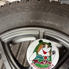 🚗【車の冬支度!】軽用14in スタッドレス＆アルミ付 ⑮【カー用品･ホイール買取アールワン田川の画像