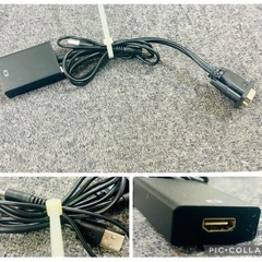 PC系ケーブルたくさんの画像