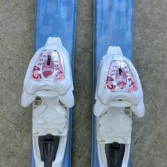 volkl ジュニアスキー 3点セット 140cm Chica ストック付き ホワイト×ブルー フォルクル スキー板 子供用 白×青 札幌市 西区 西野店の画像