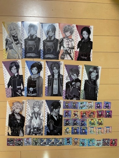 刀剣乱舞 クリアファイル チケットケース クリアビジュアルポスター