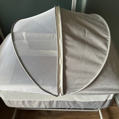  メッシュサイド　多目的ベビーベッド　ZOOBLY添い寝の画像