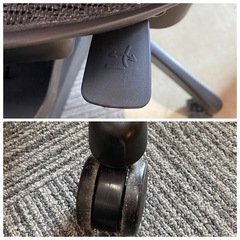 ニトリ リクライニングワークチェア フォリスト PCチェア 椅子 黒 ブラックの画像