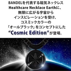 【定価24,200円】正規品 超美品 バンデル 磁気ネックレス ブラック&ゴールドの画像