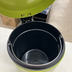 2512-061 ダストボックス  ゴミ箱 グリーン 中古の画像