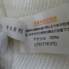 ( E-82 )LOWRYS FARM ローリーズファーム ストール マフラー ホワイト チェック柄 大判 ブラック 黒 スヌード 大きめ セット 中古の画像