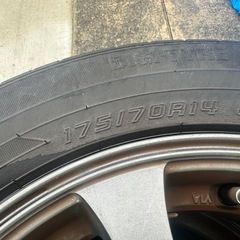 175/70R14夏タイヤ＋アルミホイールの画像