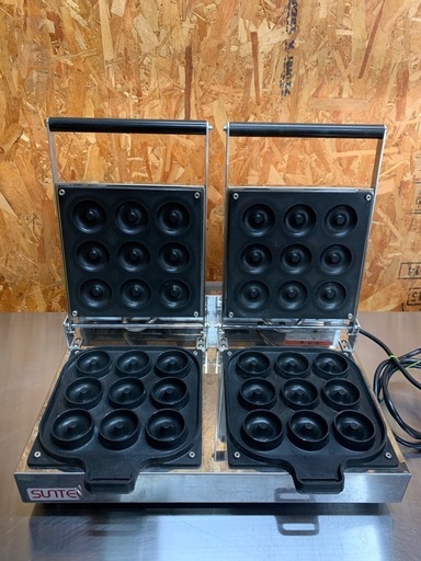 a(7721) サンテック プチベイクド・ドーナツベーカー PCA-2 18個 W510D445H175 製菓用器具 ドーナツ 直接引