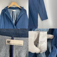 SLY スライ その他アウター コットン ブルー レディース F【古着】【中古】の画像