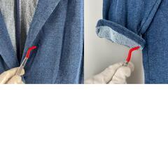 SLY スライ その他アウター コットン ブルー レディース F【古着】【中古】の画像