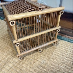 虫籠　虫かご　竹製の画像