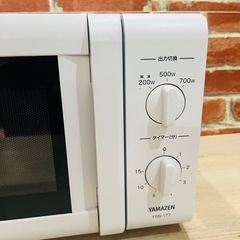 【YAMAZEN】電子レンジ YRB-177 2018年製の画像
