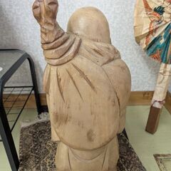 布袋像　木彫の画像