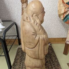 布袋像　木彫の画像